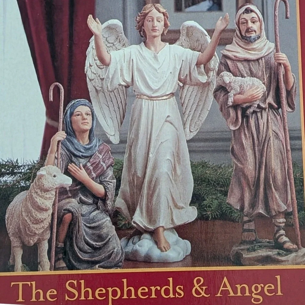 Three Kings Gifts The Shepherds & Angel The Real‎ Life Nativity Series Set
